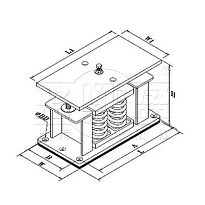 ZTF型可調式阻尼彈簧減振器